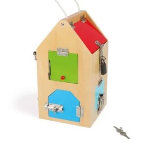 Maison d'activités en bois avec serrures Small Foot