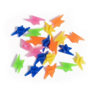 Éclairs clips roues de vélo | Multicolores