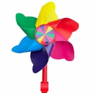 Moulin de vélo multicolore
