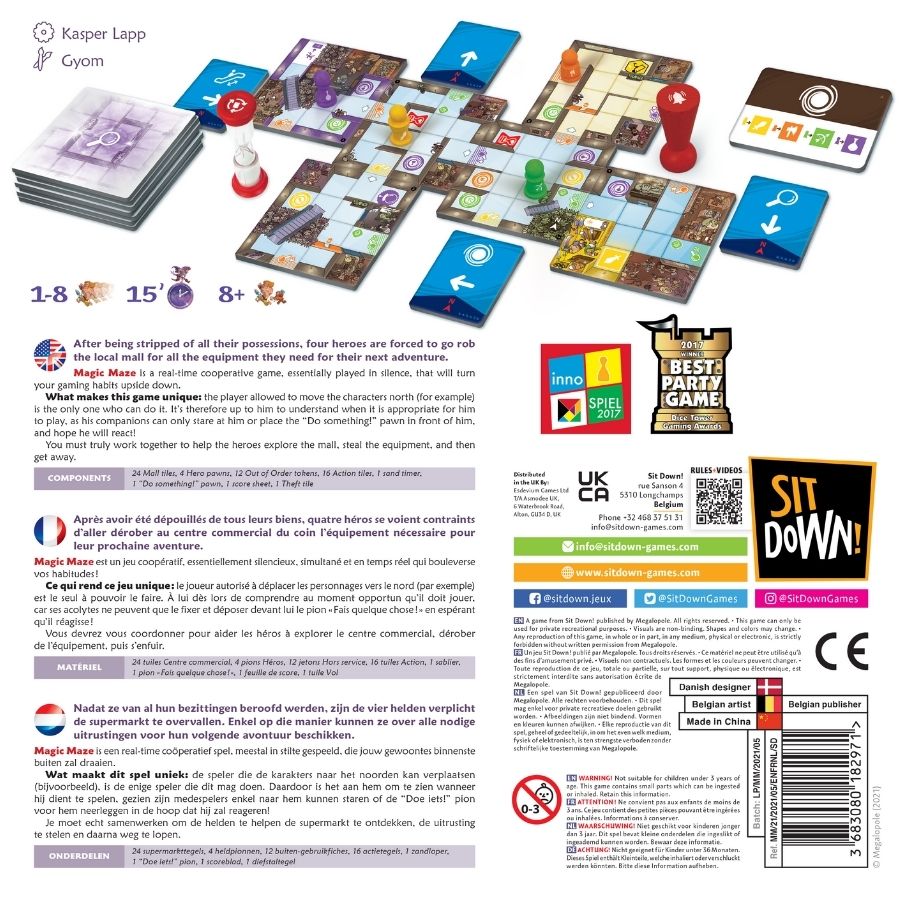 Magic Maze | Jeu coopératif et silencieux – Image 2