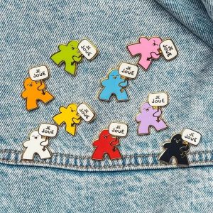 Pin’s Meeple Émaillé | Couleur de Joueur