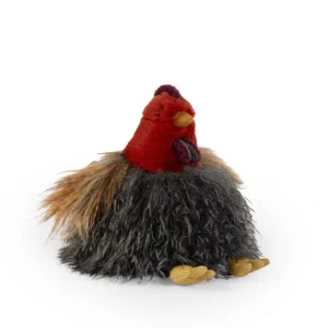 Poule – Peluche douce Tout autour du monde (Moulin Roty) (3)