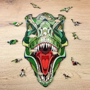 Puzzle en bois 129 pièces | T-Rex