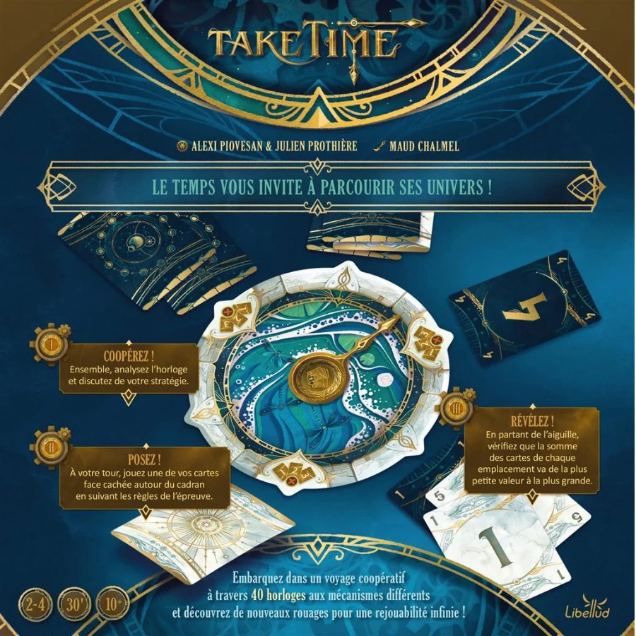 Take Time – Jeu coopératif d’énigmes et de stratégie