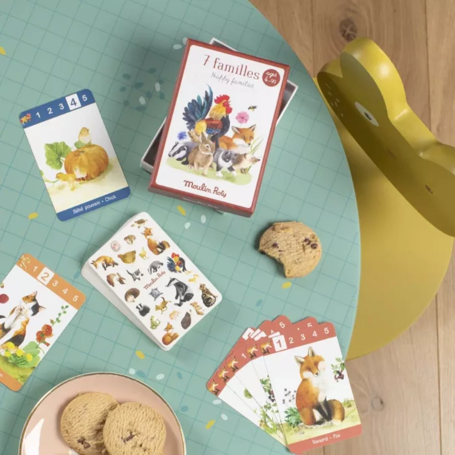 Jeu de 7 Familles – Le Jardin du Moulin – Moulin Roty