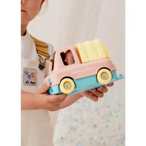 Jouet de bain Le Camion Poubelle de Petit Ours Brun – Couleur Pêche