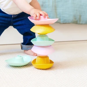 Les 6 Barques Gigognes couleurs pastel multicolores