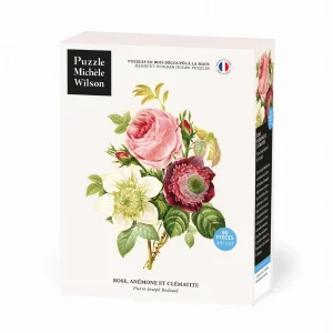 Puzzle Rose Anémone et Clématite – Marque Michèle Wilson