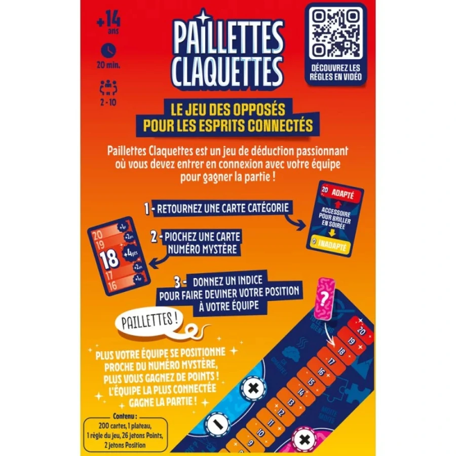 jeu d’ambiance Paillettes Claquettes