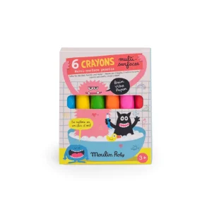 Set de 6 crayons multisurfaces