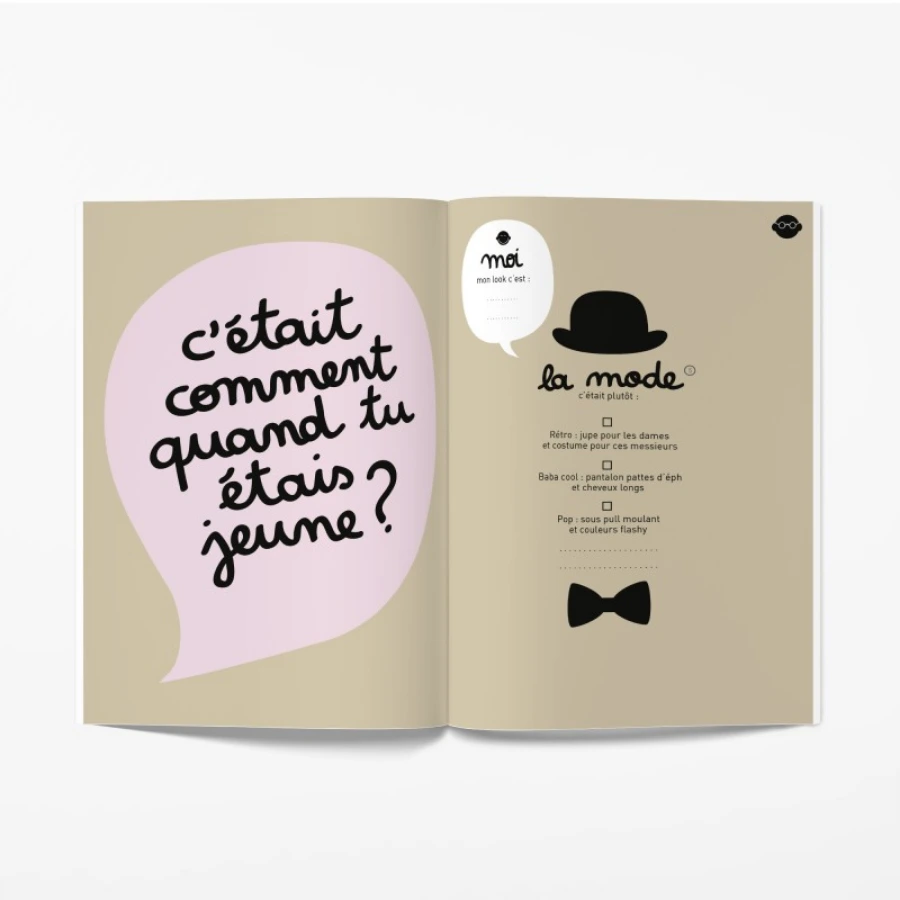 Livre à remplir à 2, Papi, Mamie et moi !