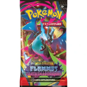 Pokémon Méga‑Évolution 02 Flammes Fantasmagoriques Booster