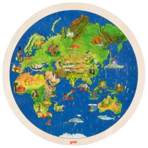 Puzzle, globe terrestre