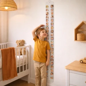 Toise double porte‑photos