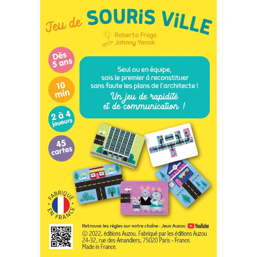 Jeu de cartes Souris Ville