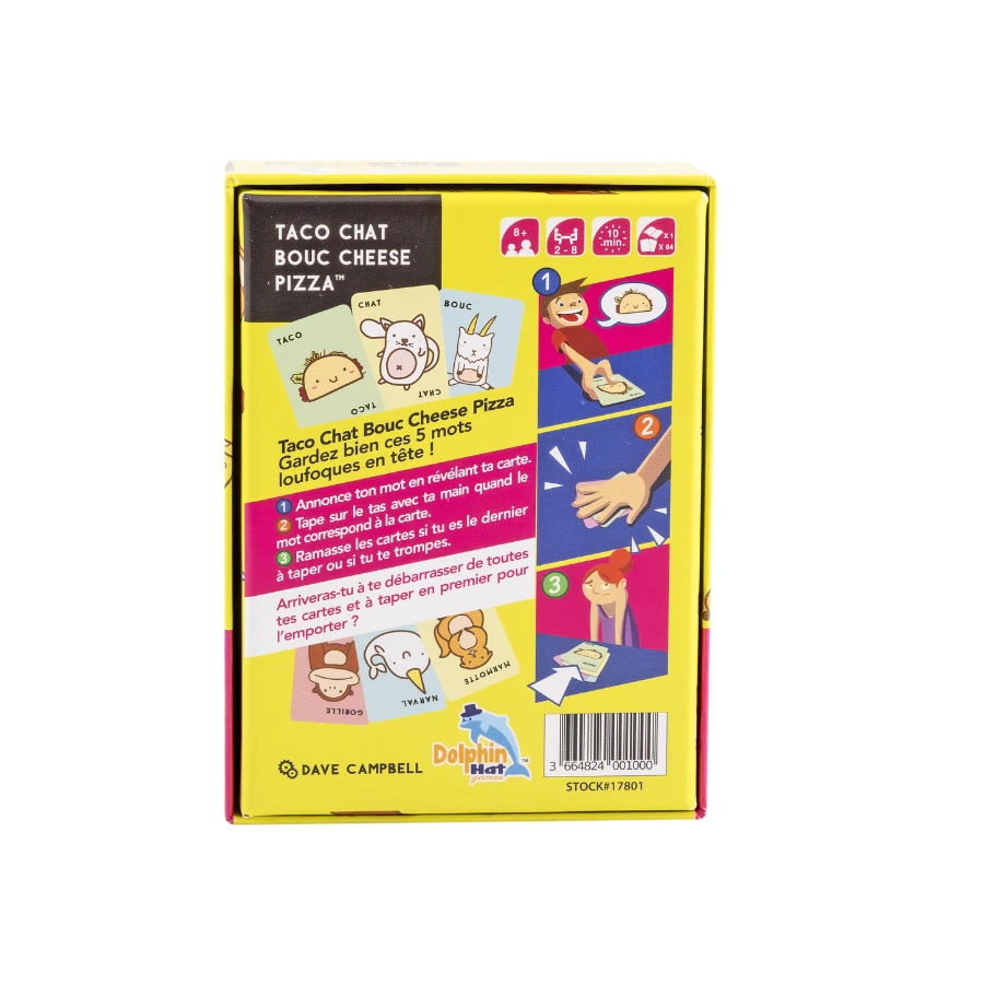 Taco Chat Bouc Cheese Pizza – Jeu de défausse dès 8 ans